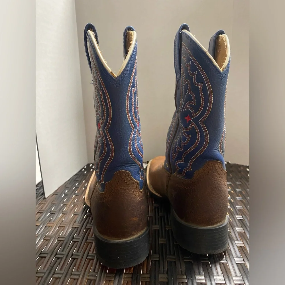 ARIAT LITTLE BOYS' QUICKDRAW WESTERN BOOTS - BROAD SQUARE TOE 10.5
